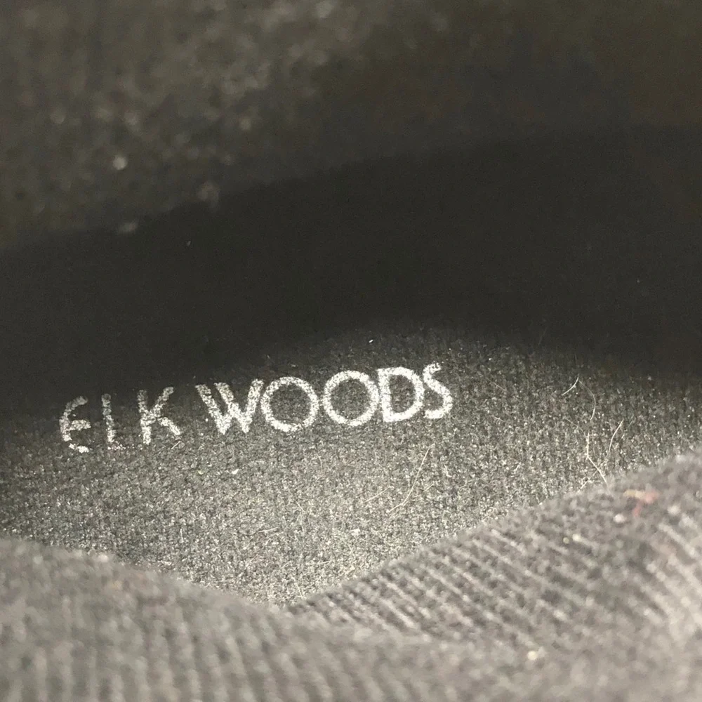 Elk Woods Slushy Snow Boots Mens 9 Black Suede Zip Outdoor Waterproof‎ Hiking